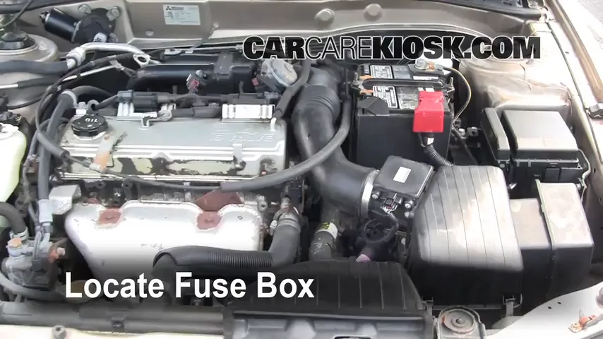 2002 Mitsubishi Galant ES 2.4L 4 Cyl. Fuse (Engine) Replace